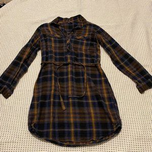 Eddie Bauer plaid shirtdress